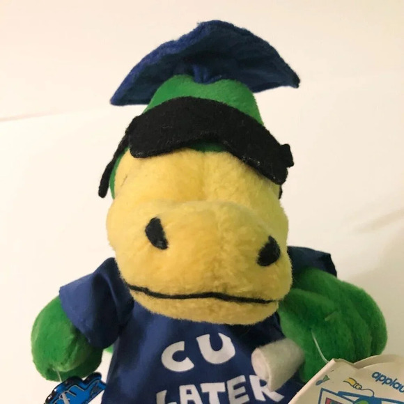 Vtg See You C U Later Alligator Graduation Plush Applause Doll 8 Inch Tall - Picture 13 of 16